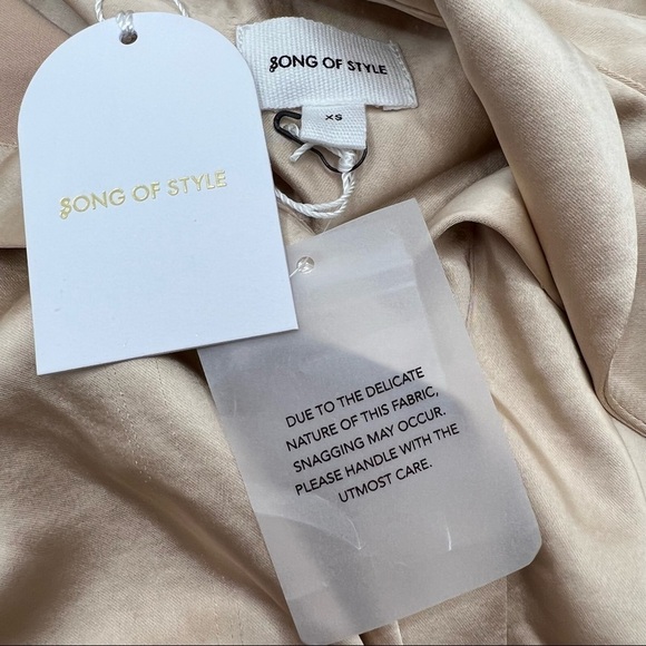 Song of Style • Marta Dress in Champagne - Picture 8 of 8